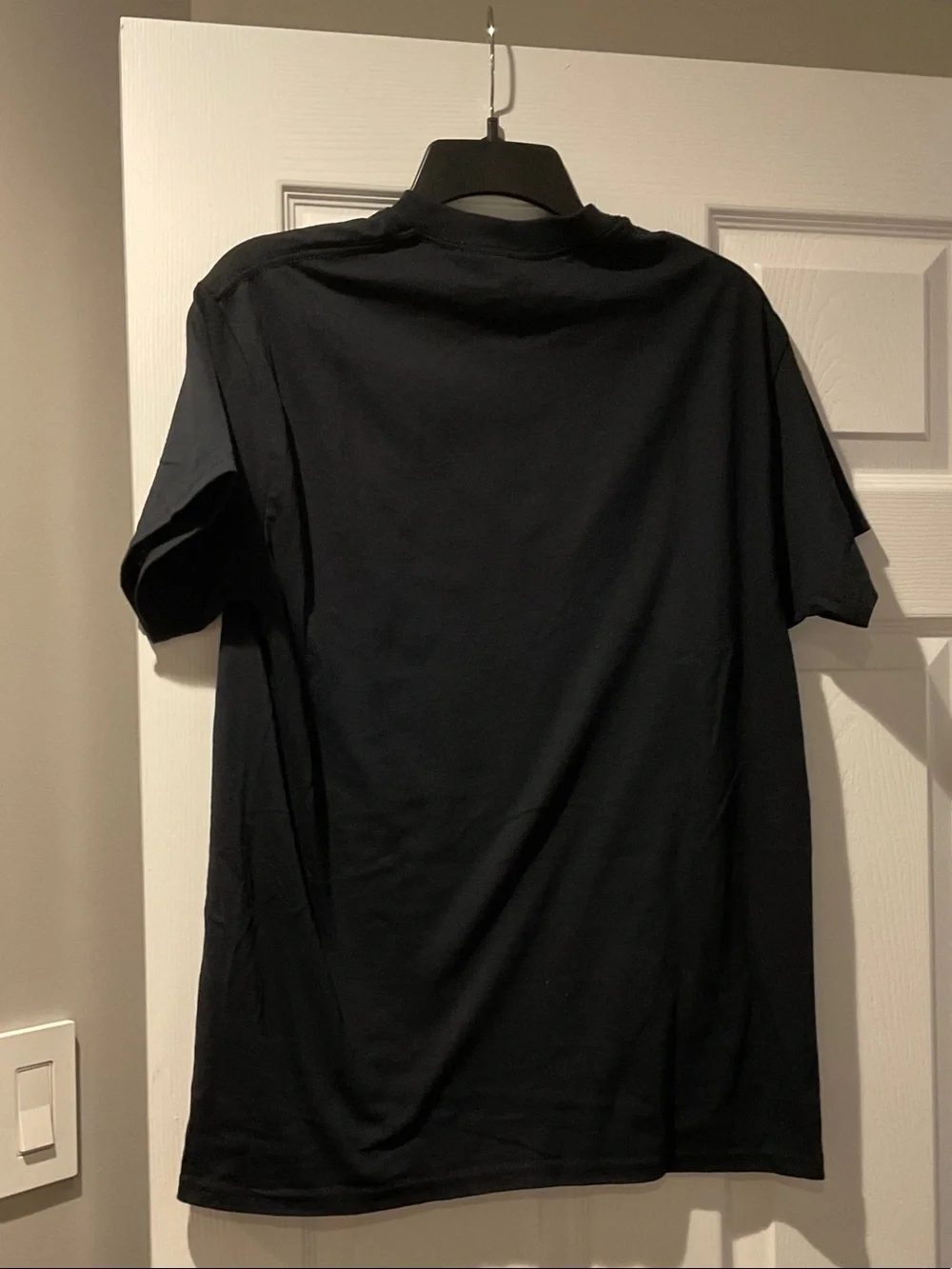 Black Dog Floral Outline T-Shirt - Pet Lover Tee